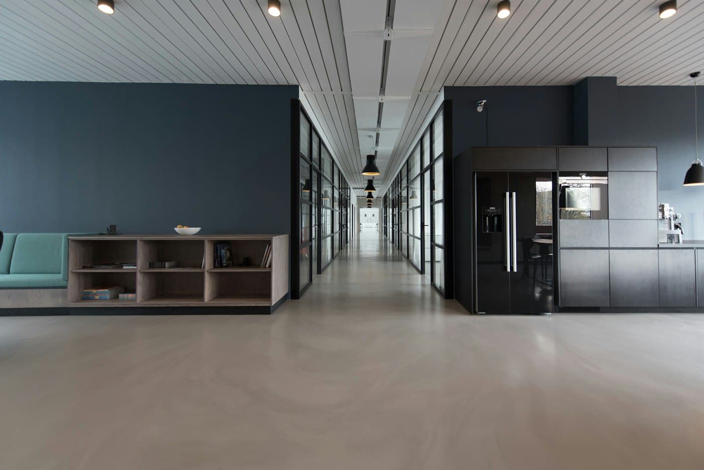 Quiet professional office interior
